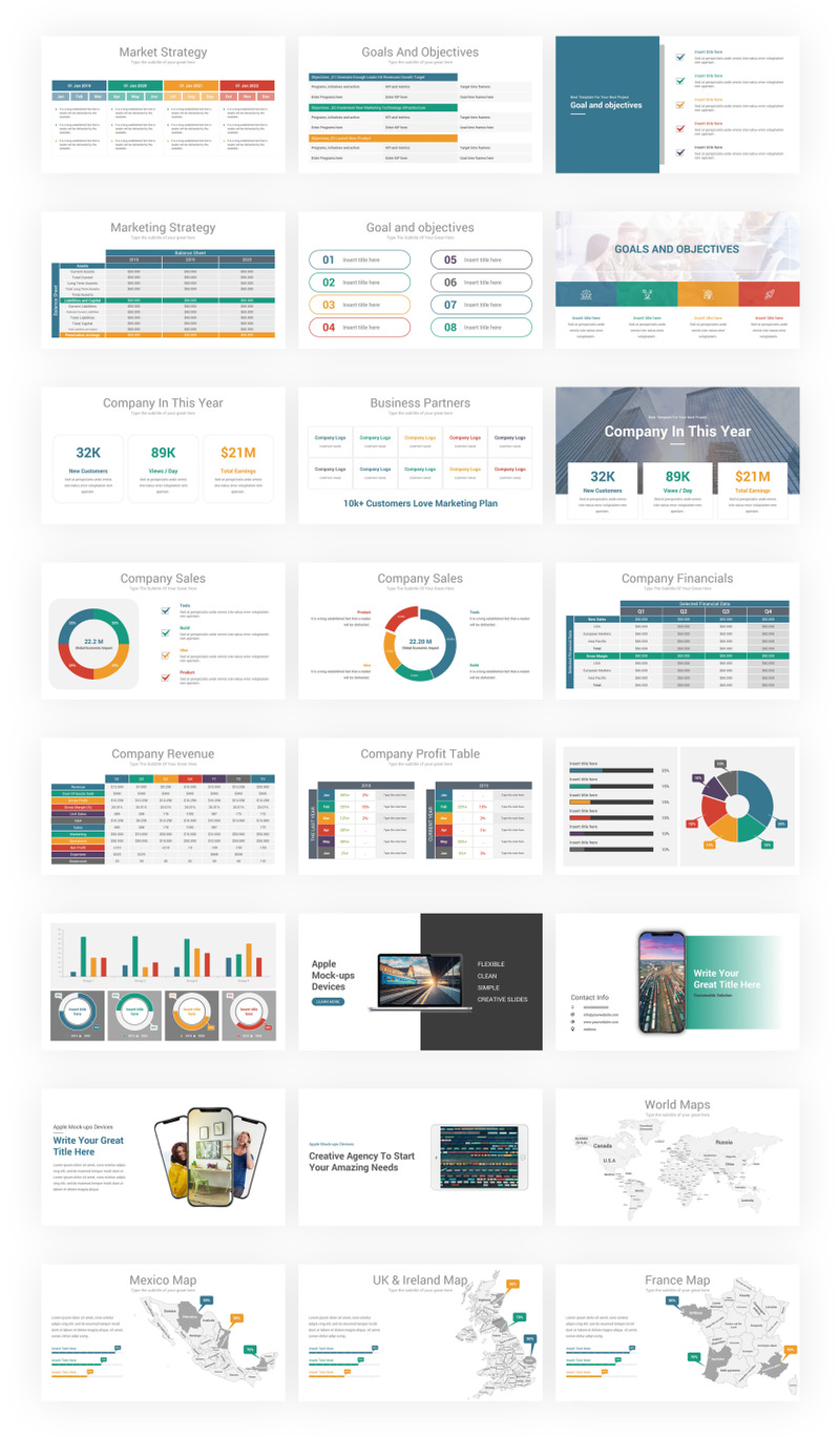 Annual Report PowerPoint Template - Features Image 5