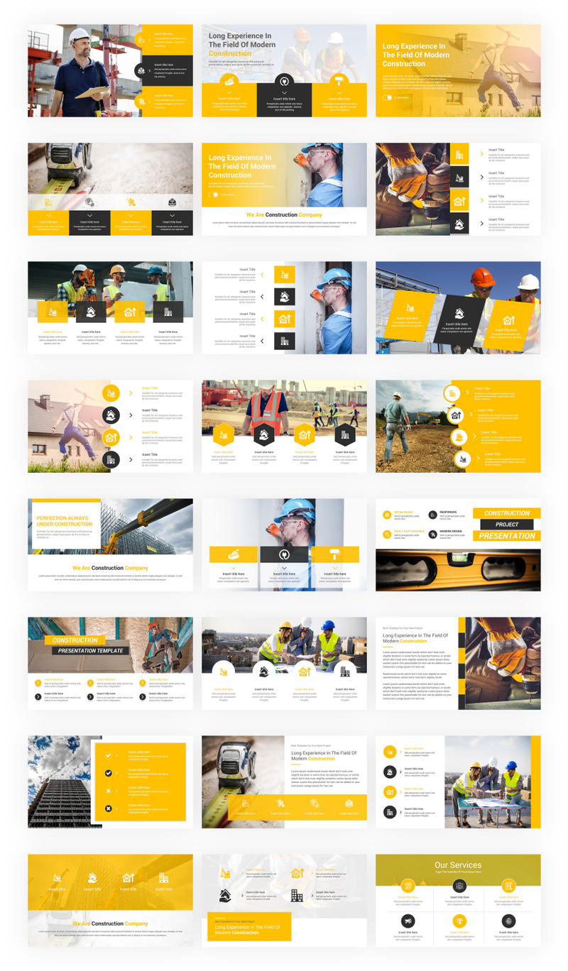 Construction PowerPoint Template - Features Image 2