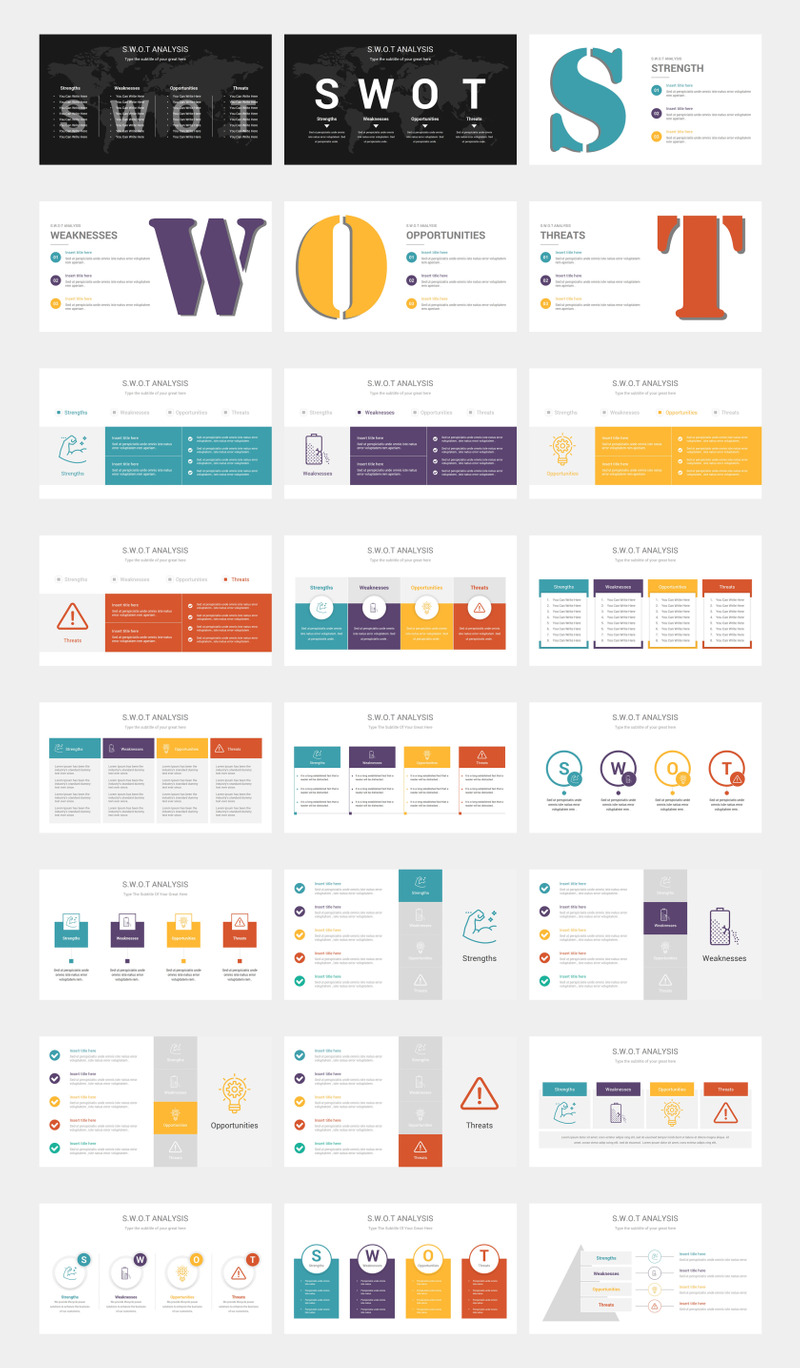 PowerPoint Vorlage namens Swot Analysis #87604 - Bildeigenschaften 2