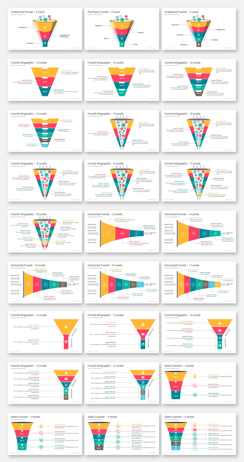 2000 Infographics Diagrams PowerPoint Template - Features Image 6
