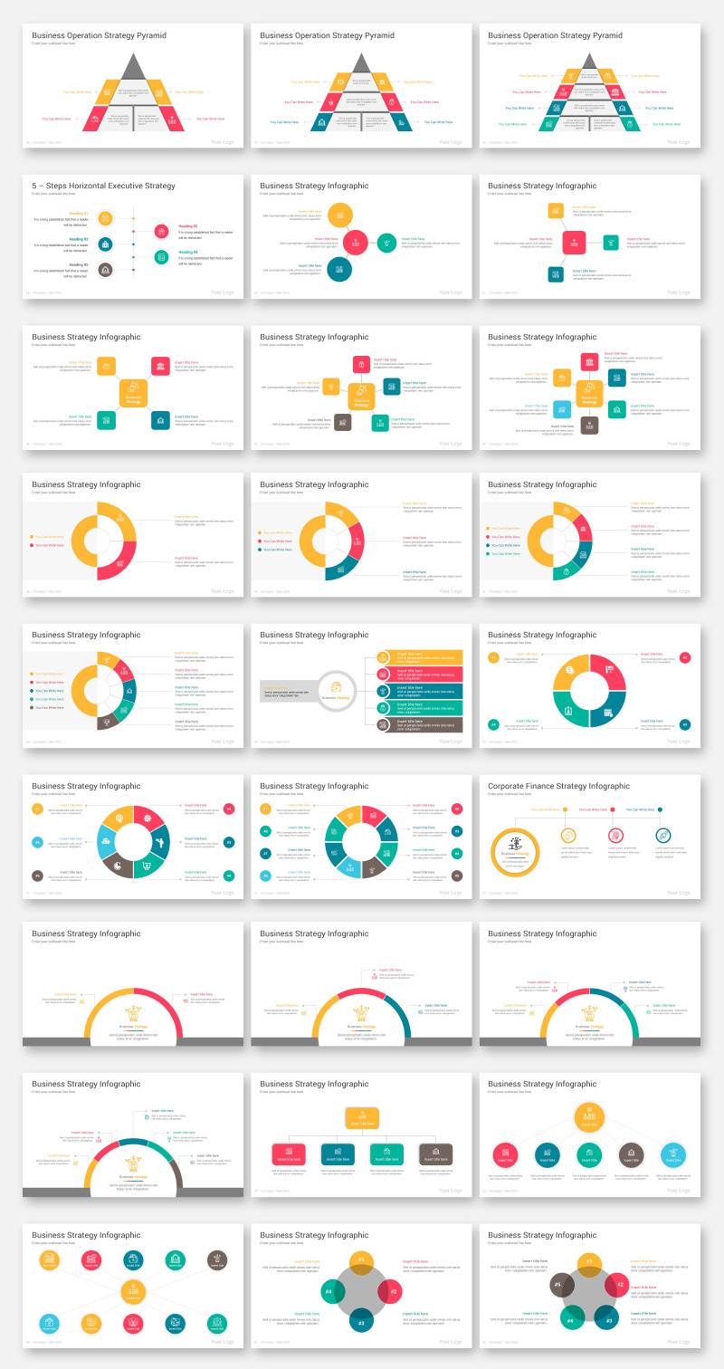 2000 Infographics Diagrams PowerPoint Template - Features Image 10