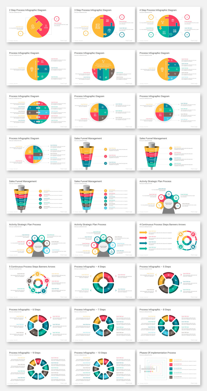 2000 Infographics Diagrams PowerPoint Template - Features Image 16