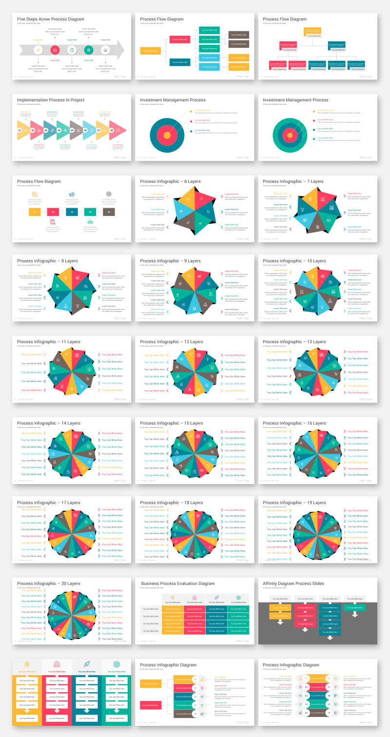 2000 Infographics Diagrams PowerPoint Template - Features Image 17