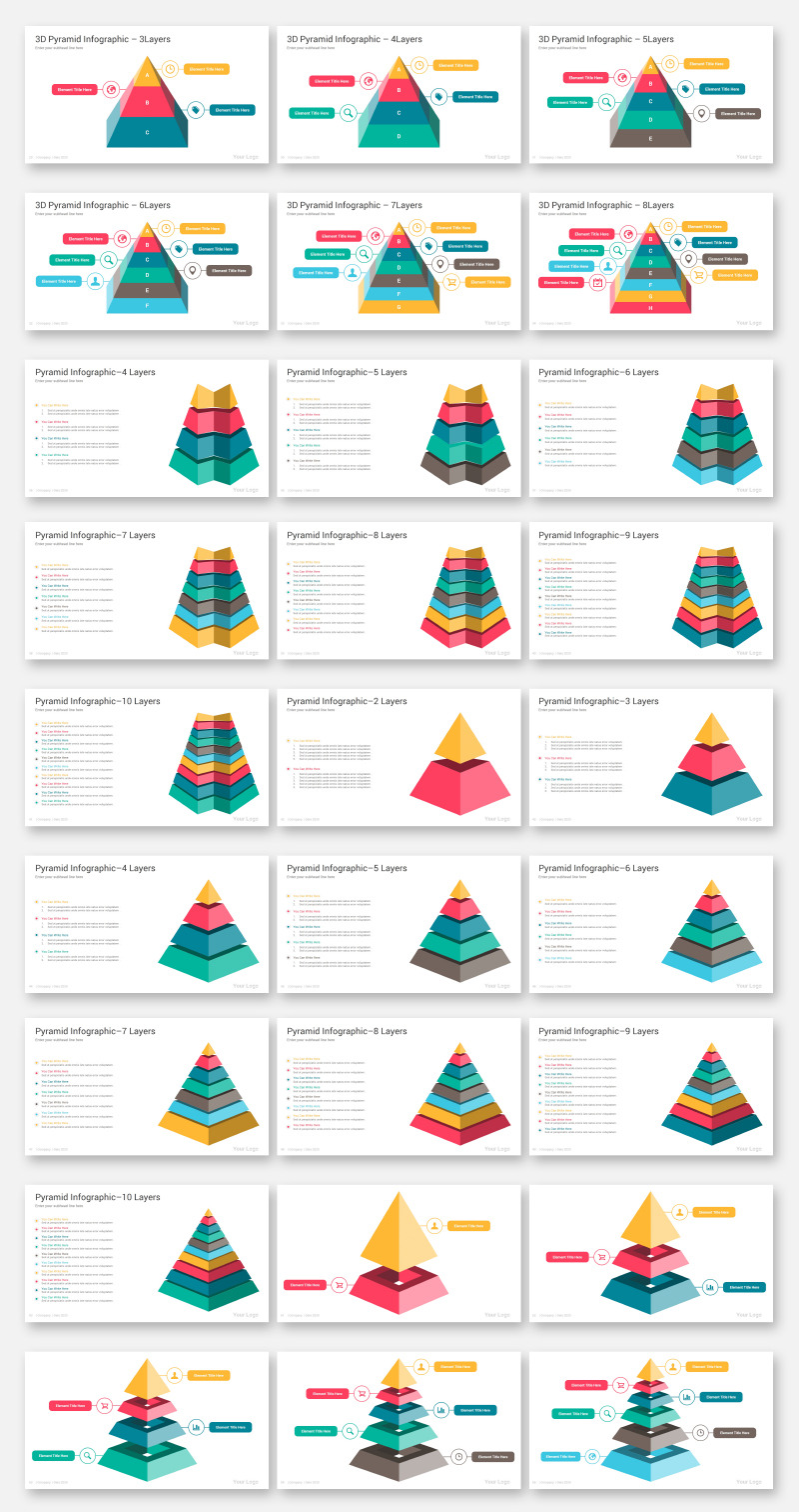 2000 Infographics Diagrams PowerPoint Template - Features Image 23
