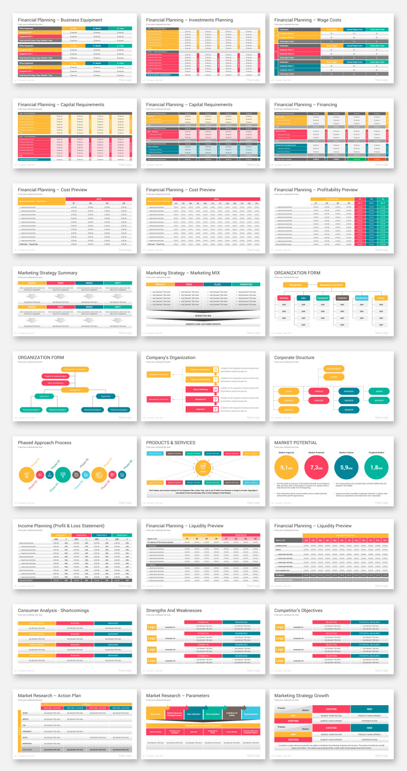 2000 Infographics Diagrams PowerPoint Template - Features Image 28