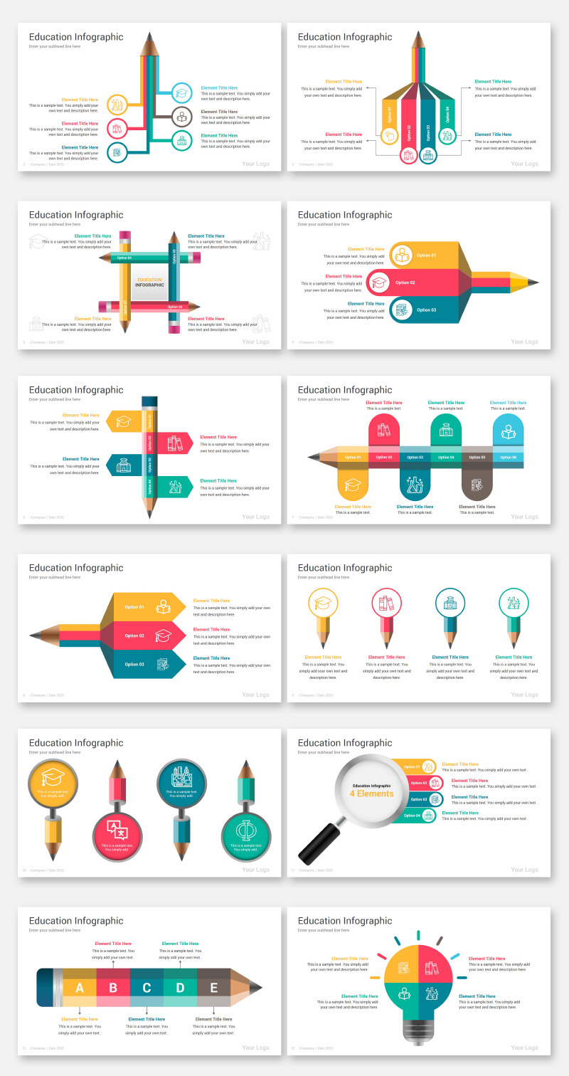 2000 Infographics Diagrams PowerPoint Template - Features Image 29