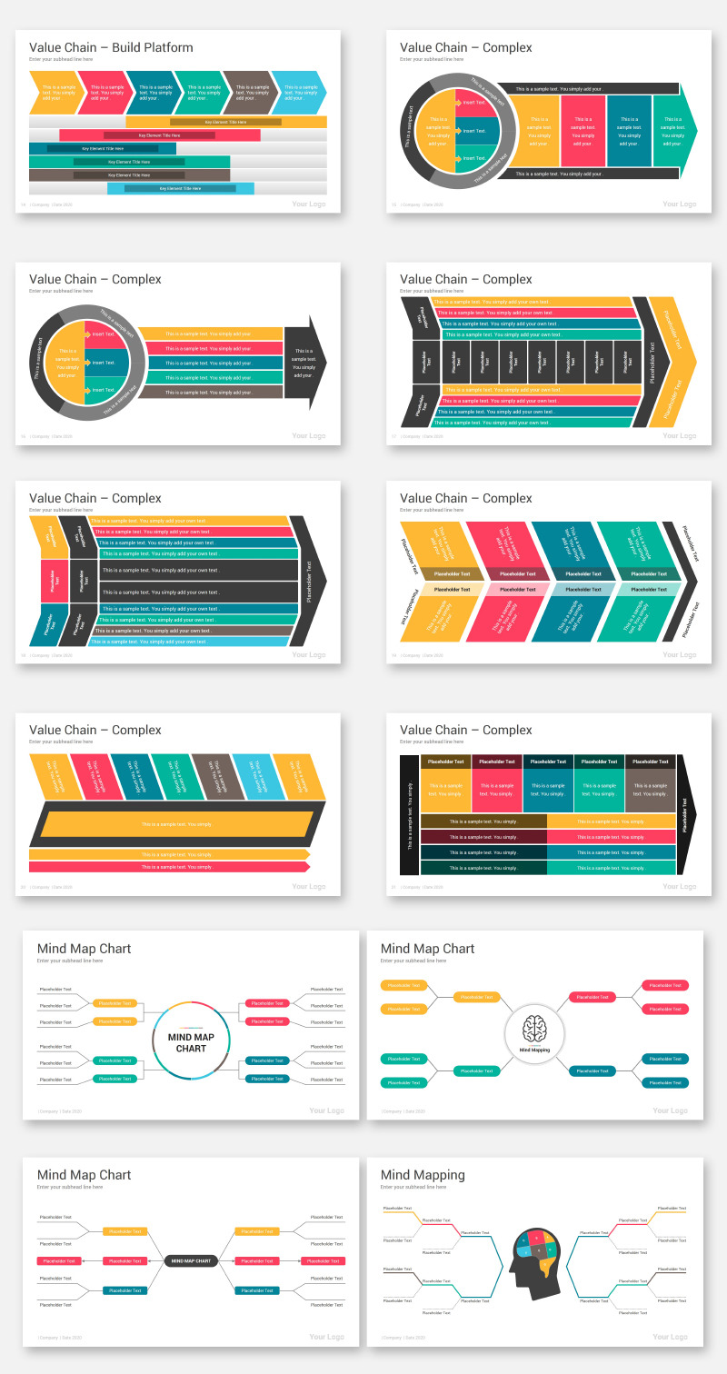 2000 Infographics Diagrams PowerPoint Template - Features Image 32