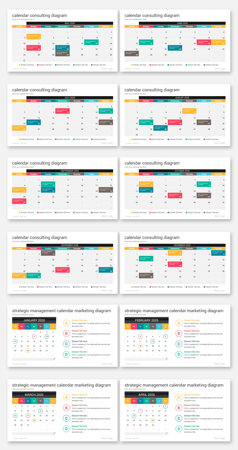 2000 Infographics Diagrams PowerPoint Template - Features Image 35