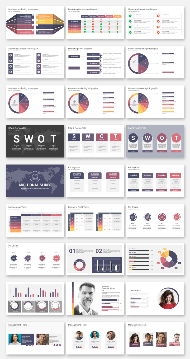 Marketing Plan Keynote Template - Features Image 7