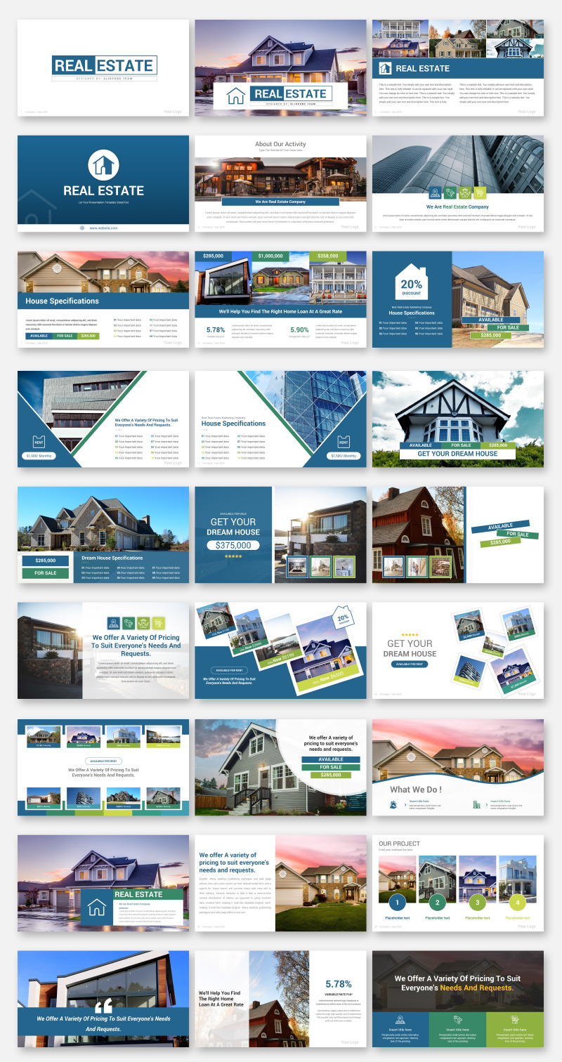 Real Estate PowerPoint Template - Features Image 1