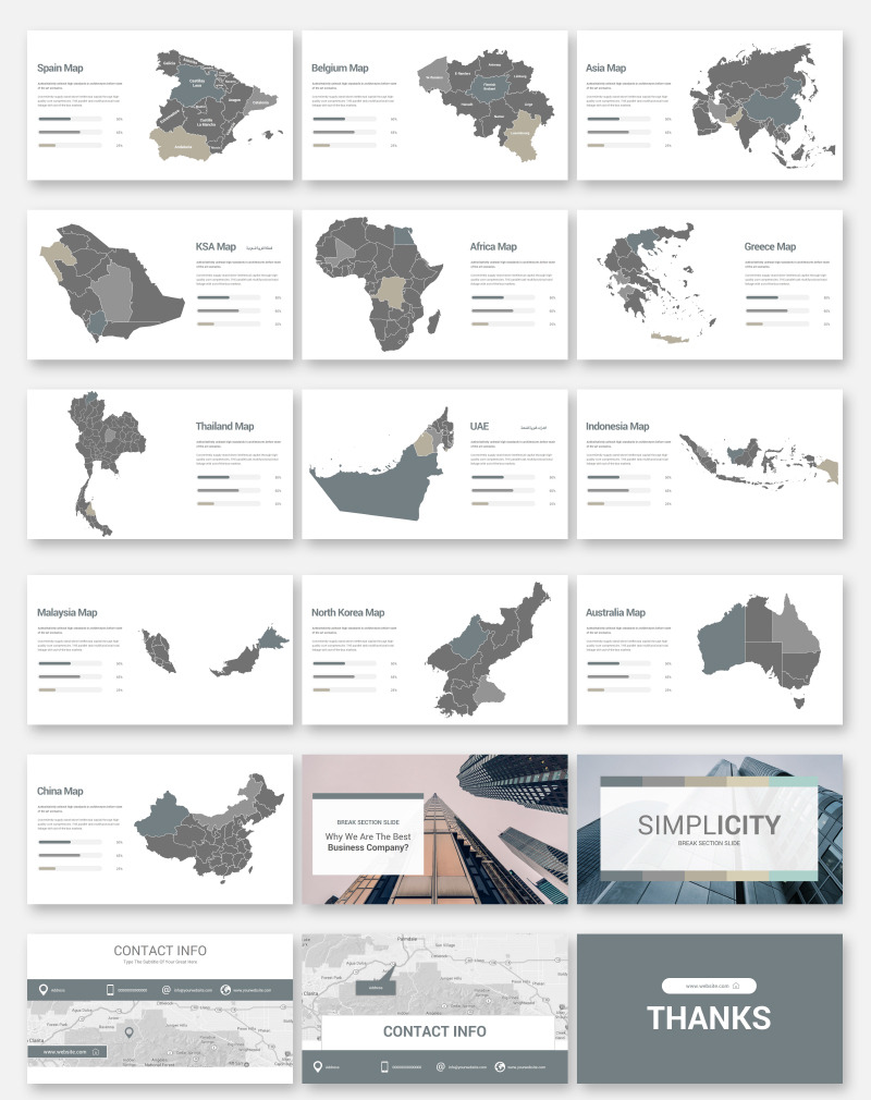Simplicity PowerPoint Template - Features Image 7