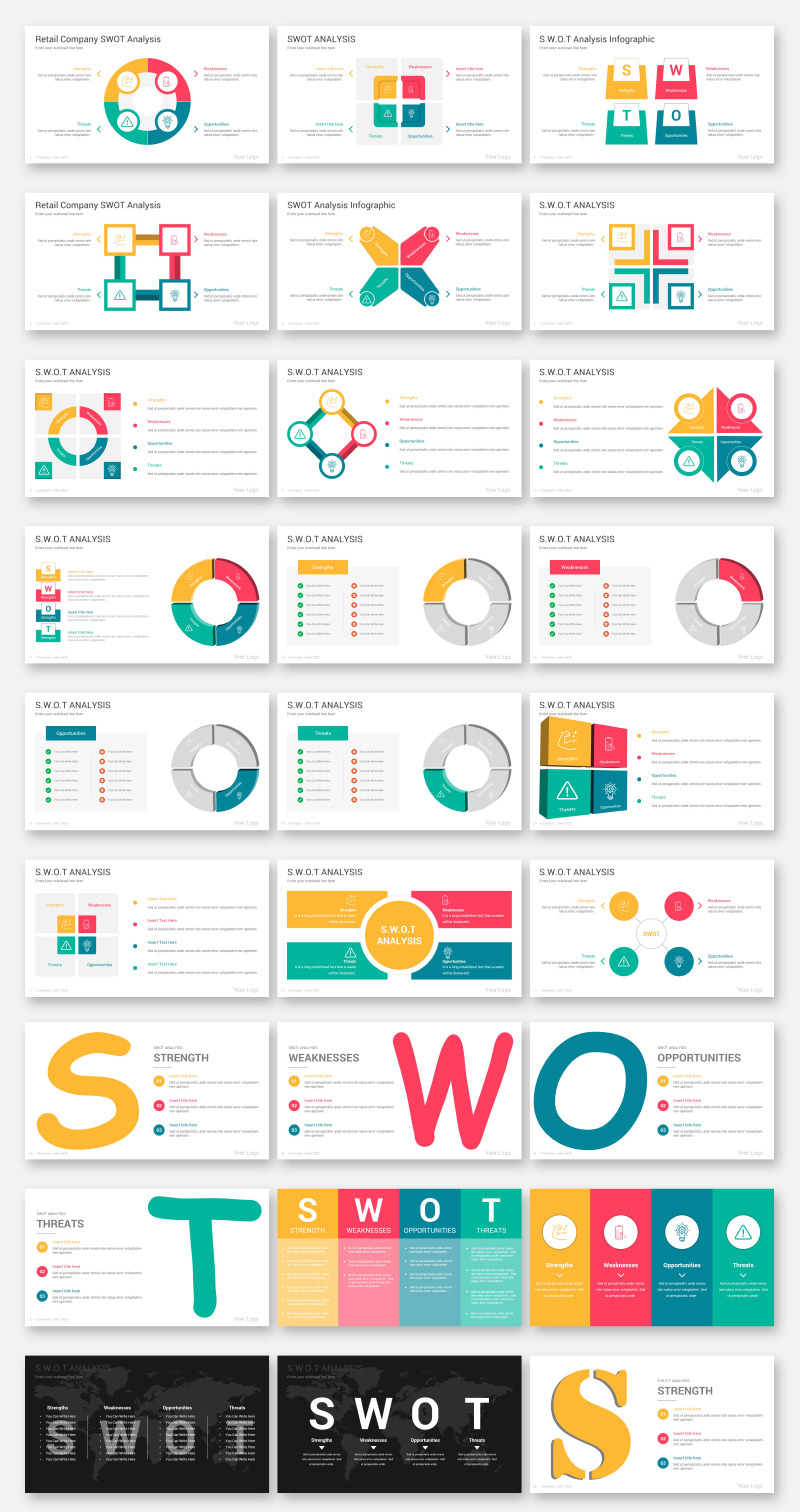 Swot analysis Infographics PowerPoint Template - Features Image 1