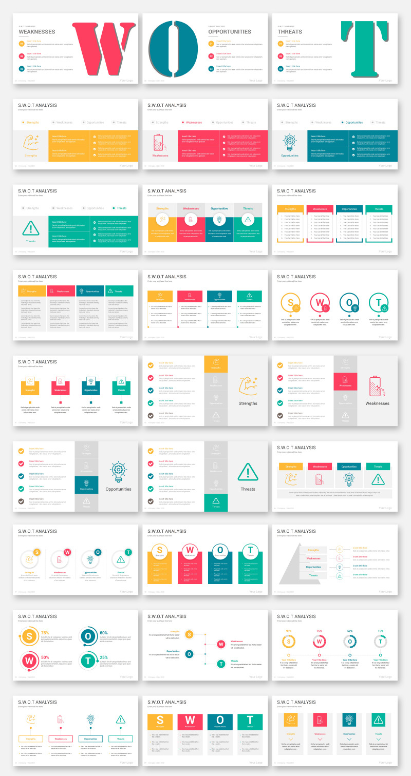 Swot analysis Infographics PowerPoint Template - Features Image 2