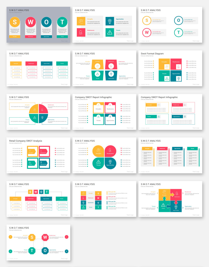 Swot analysis Infographics PowerPoint Template - Features Image 3