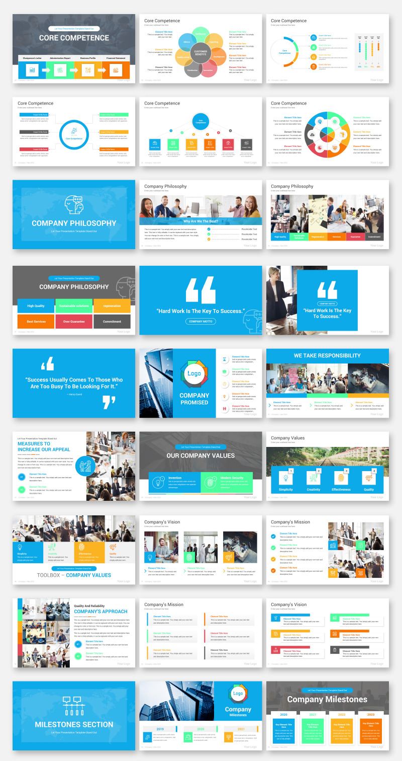 Company Presentation Toolbox - PPTX PowerPoint Template - Features Image 2