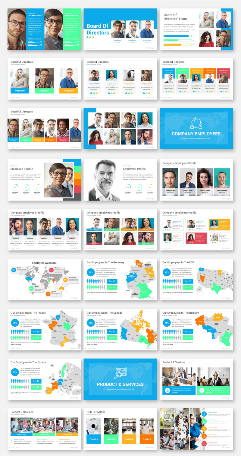 Company Presentation Toolbox - PPTX PowerPoint Template - Features Image 5