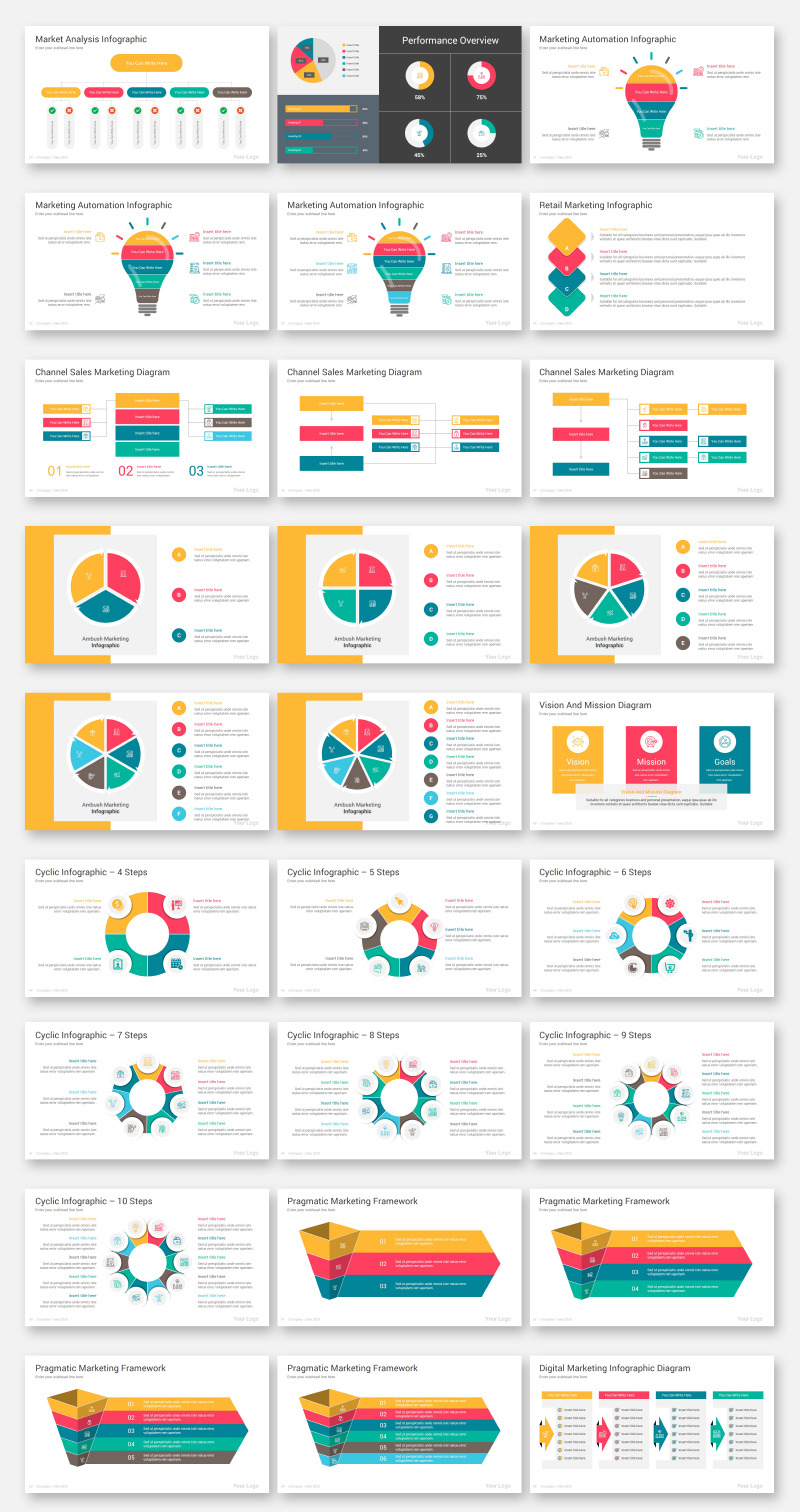 Marketing Infographics Pack Keynote Template - Features Image 2