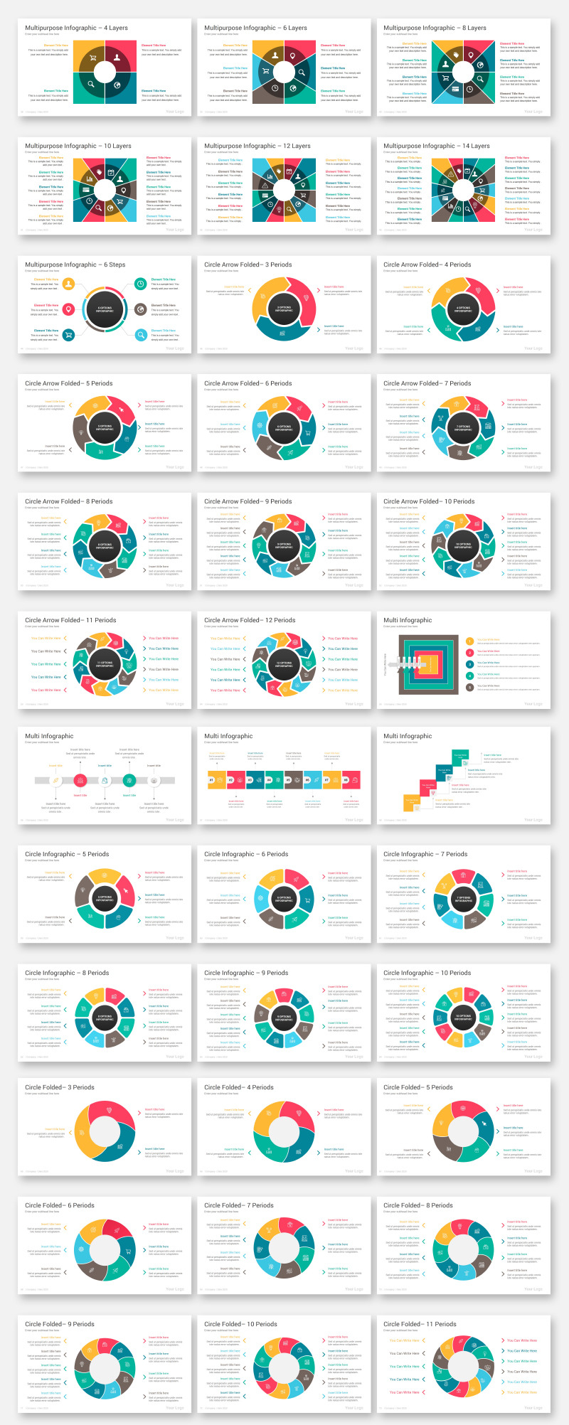 Multipurpose Infographics PowerPoint Template - Features Image 2