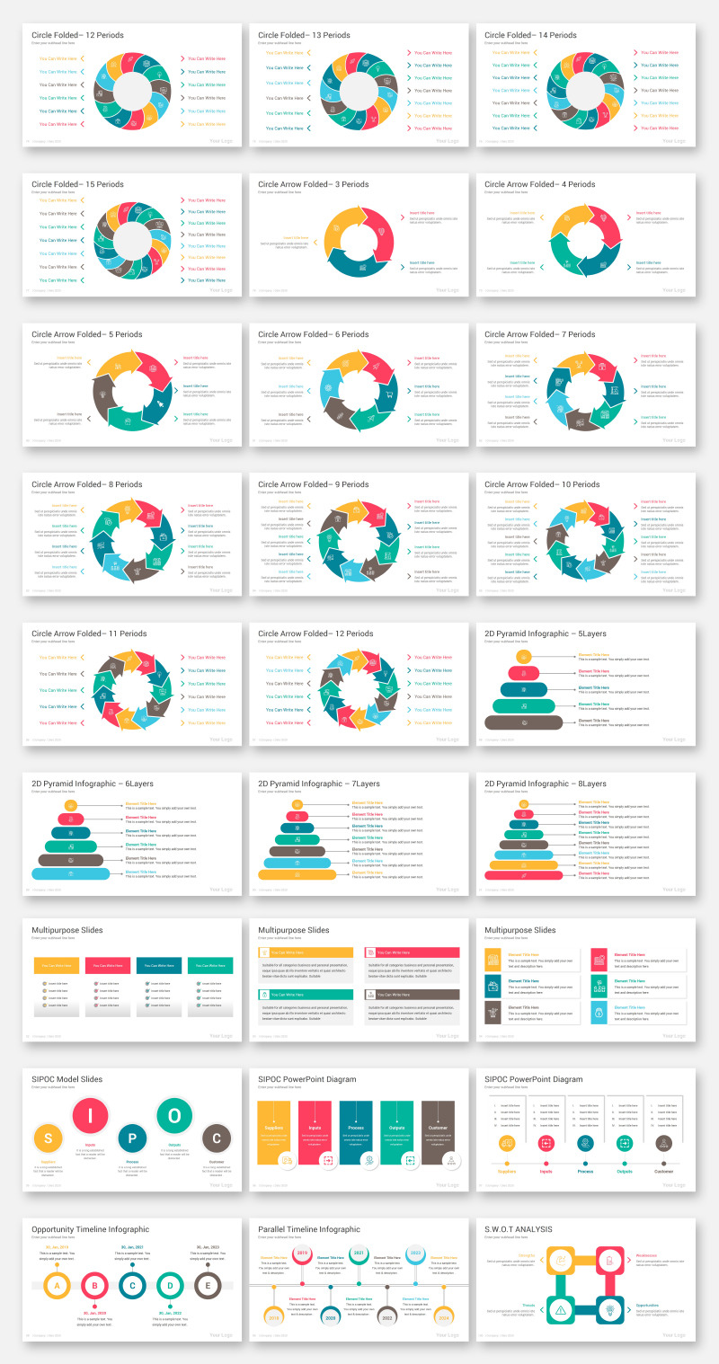 Multipurpose Infographics PowerPoint Template - Features Image 3