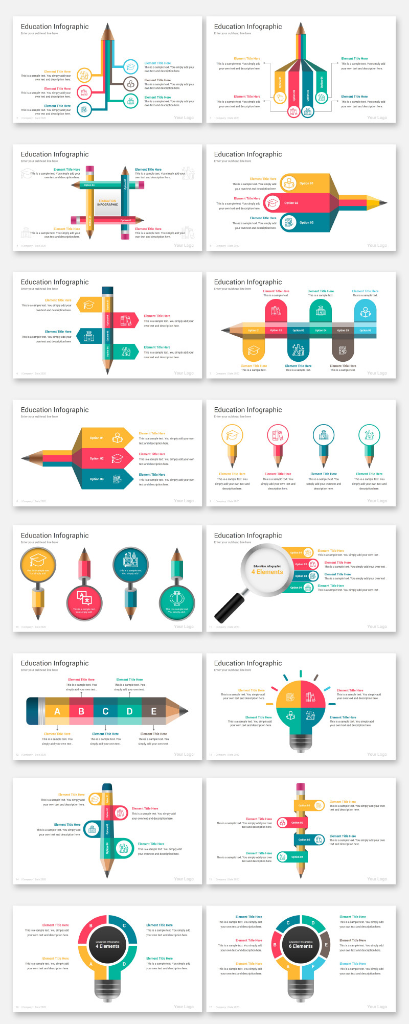 Education Infographics Google Slides - Features Image 1