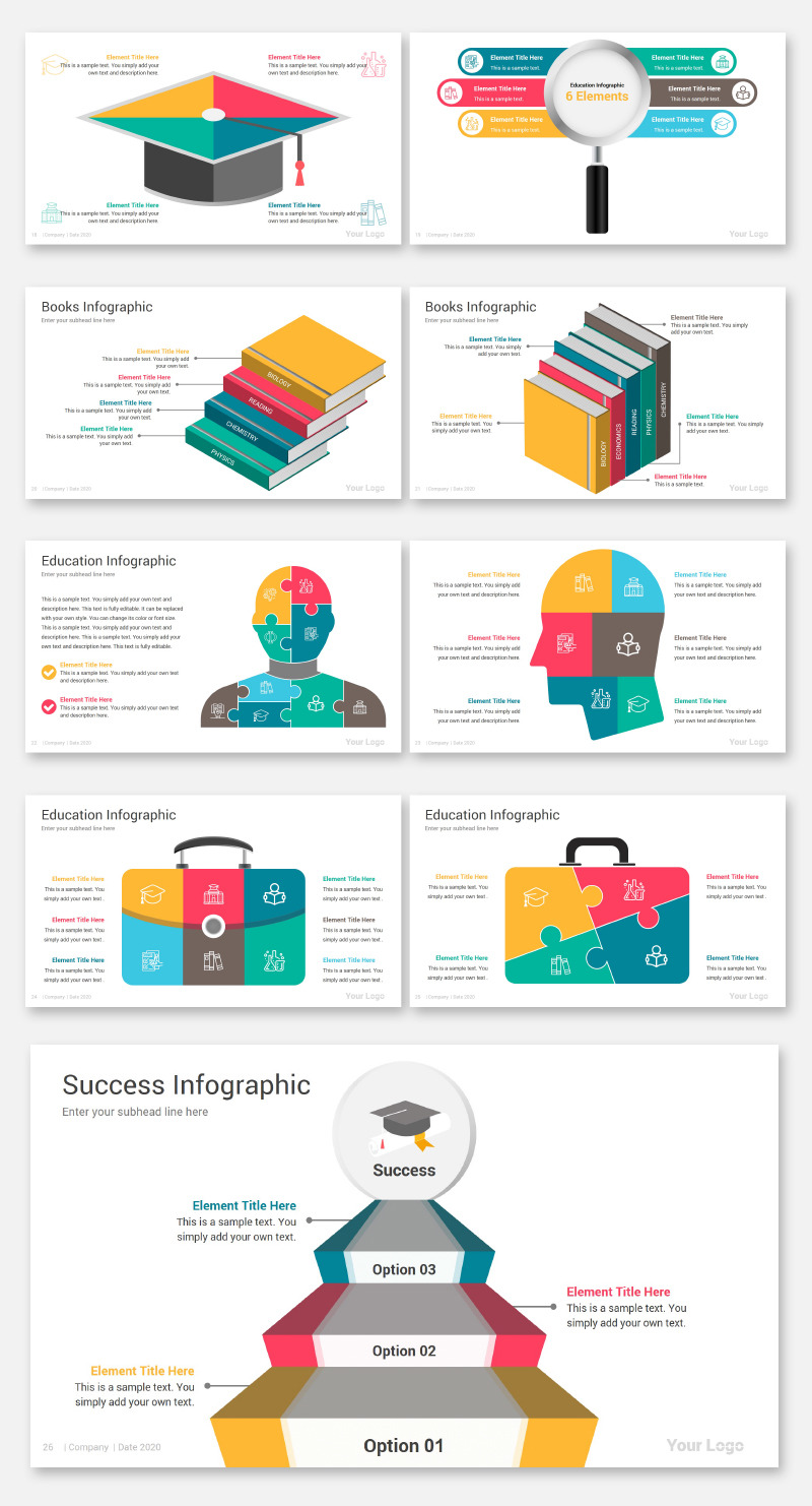 Education Infographics Google Slides - Features Image 2