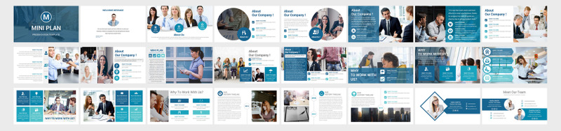 Mini Plan Presentation PowerPoint template - Features Image 1
