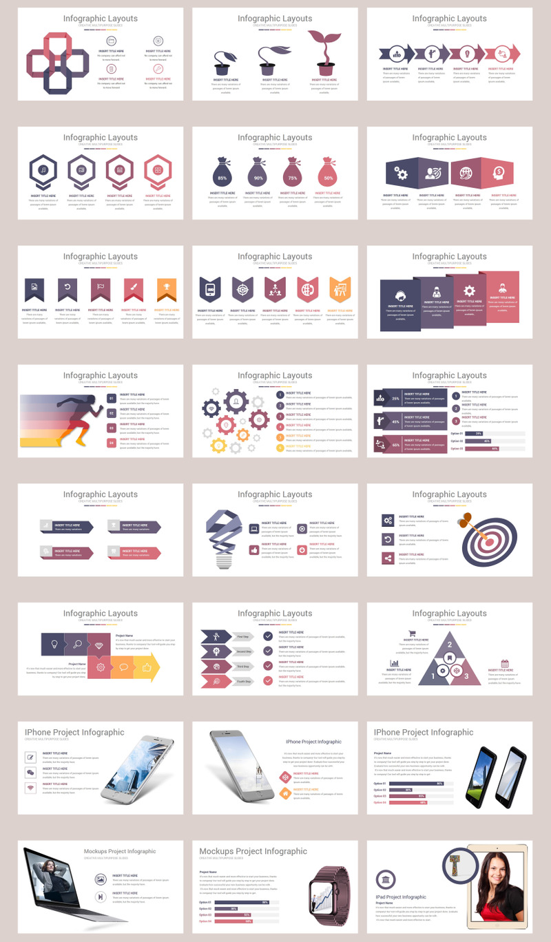 Creative Pack - 2 in 1 PowerPoint template - Features Image 3
