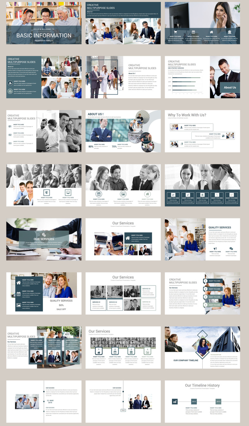 Creative Pack - 2 in 1 PowerPoint template - Features Image 5