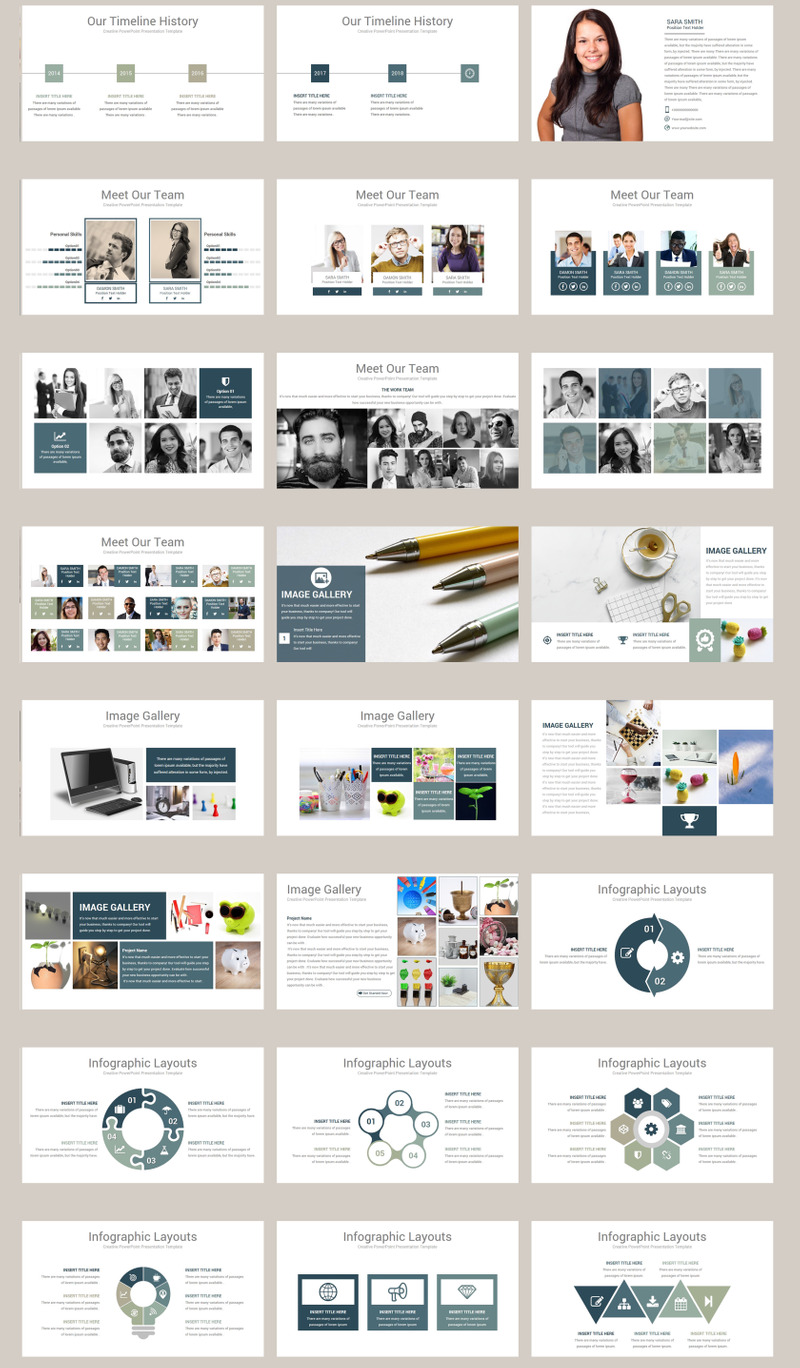 Creative Pack - 2 in 1 PowerPoint template - Features Image 6