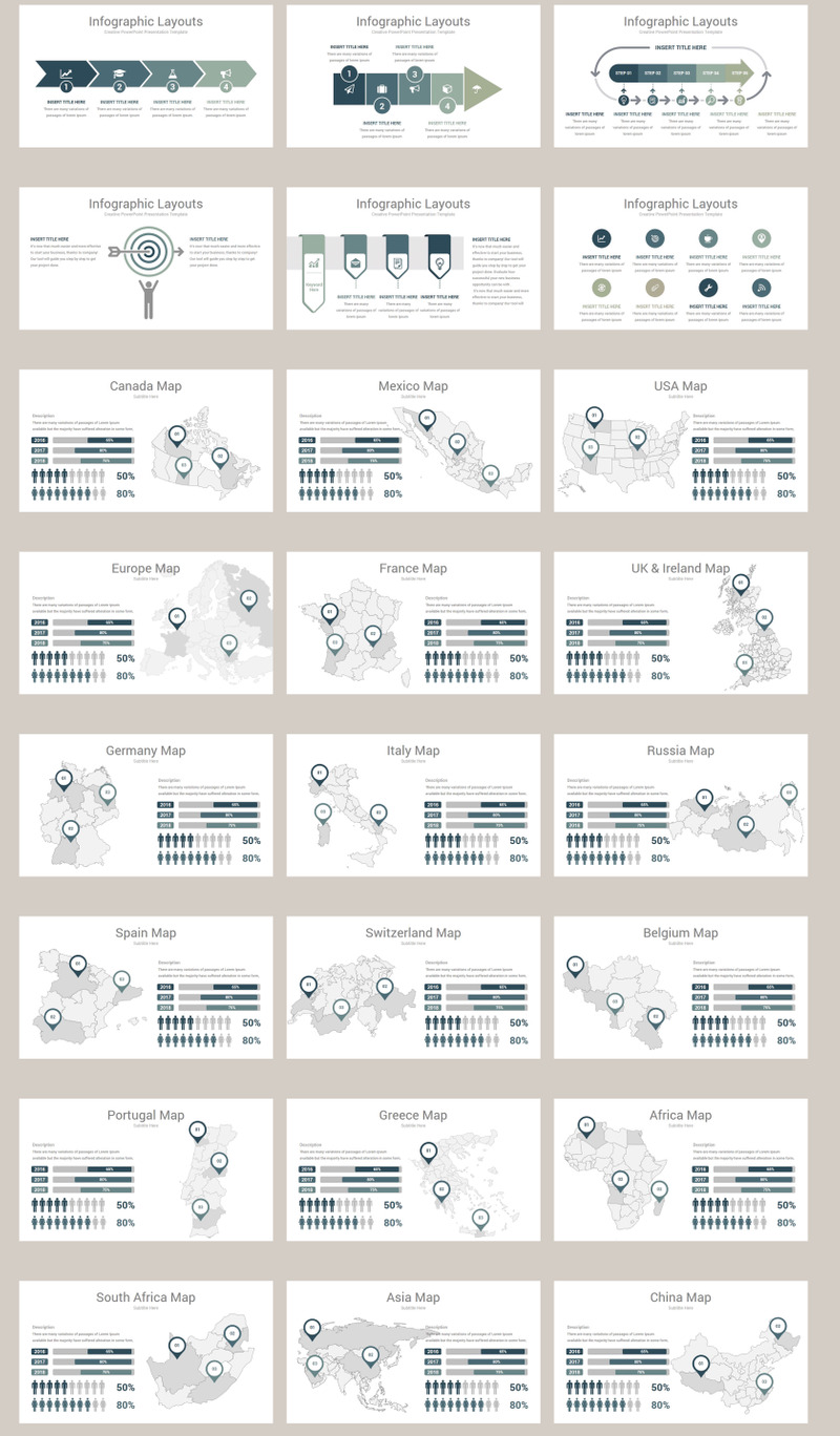 Creative Pack - 2 in 1 PowerPoint template - Features Image 7