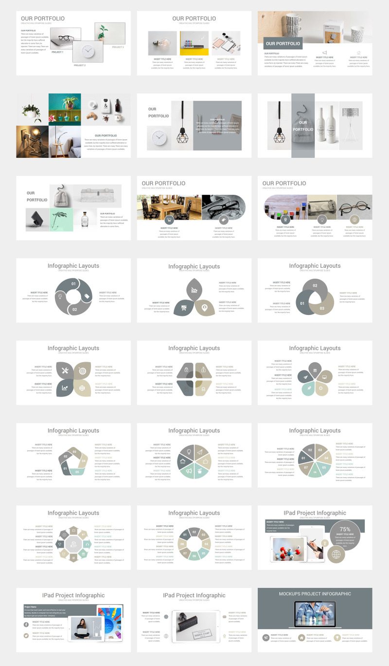Modello PowerPoint 2 in 1 Business Plan - Caratteristiche Immagine 3