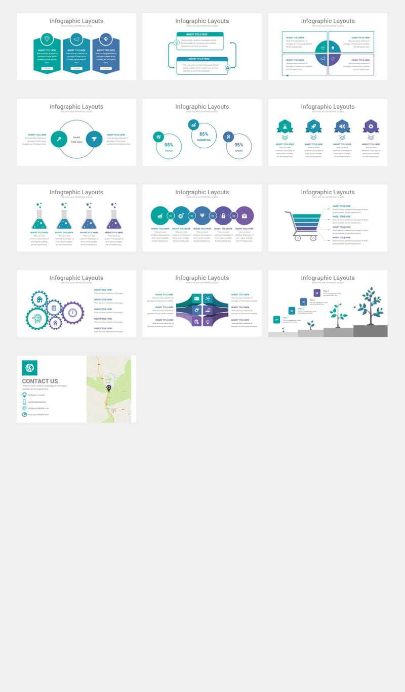 Modello PowerPoint 2 in 1 Business Plan - Caratteristiche Immagine 7
