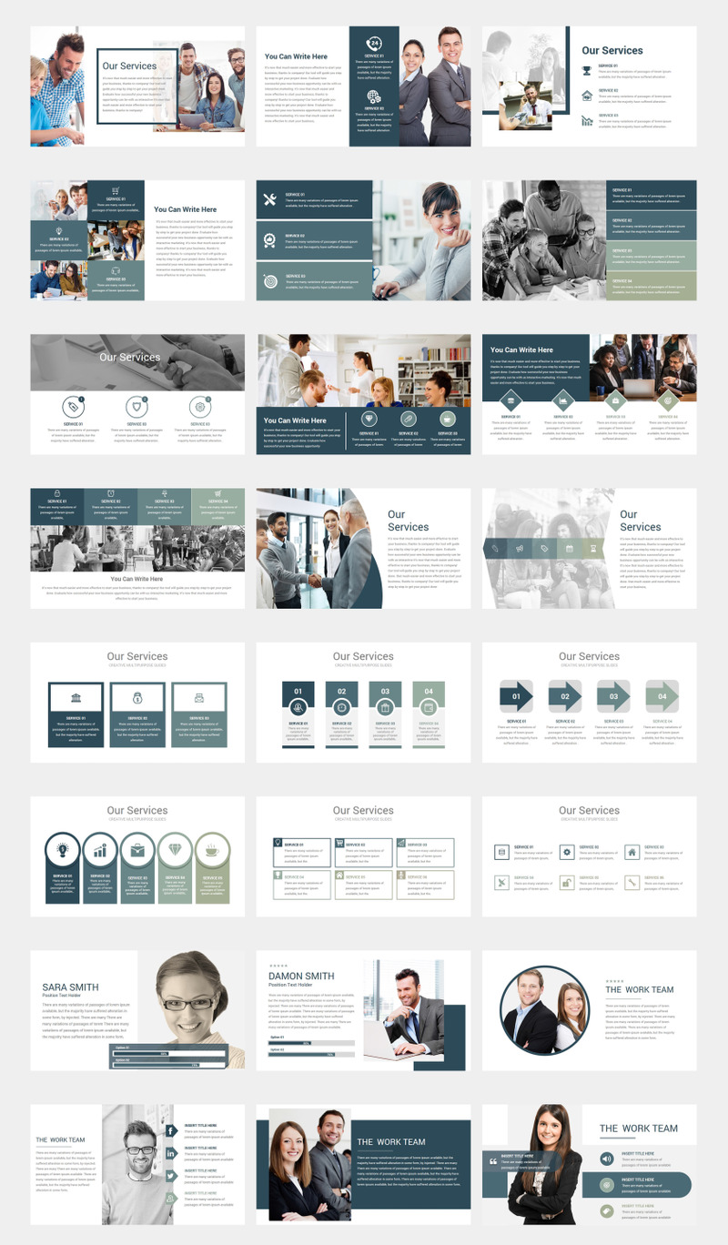 Process Pack 2 in 1 PowerPoint Template - Features Image 2