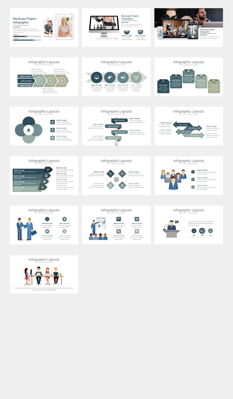 Process Pack 2 in 1 PowerPoint Template - Features Image 4