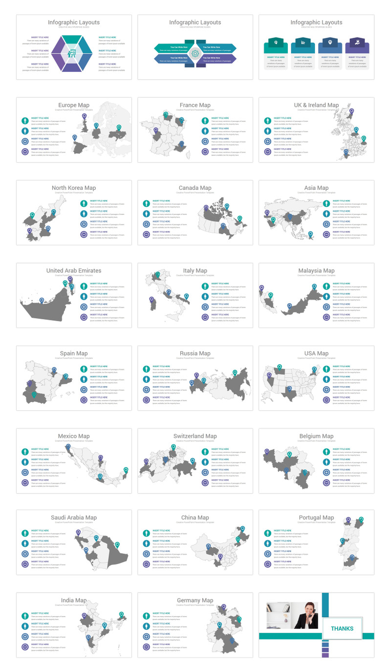 Enterprise Business Presentation PowerPoint template - Features Image 4