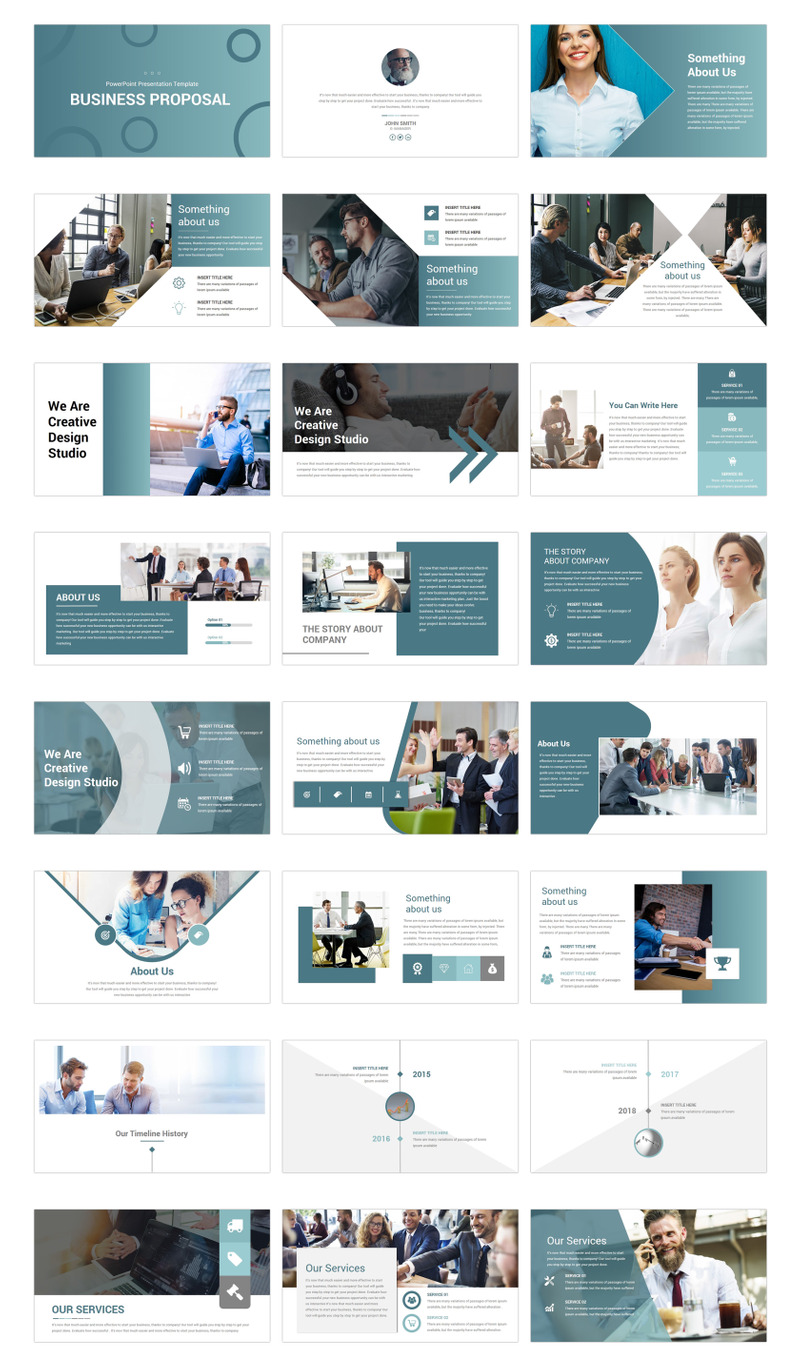 Pix - Modello PowerPoint aziendale 2 in 1 - Caratteristiche Immagine 8