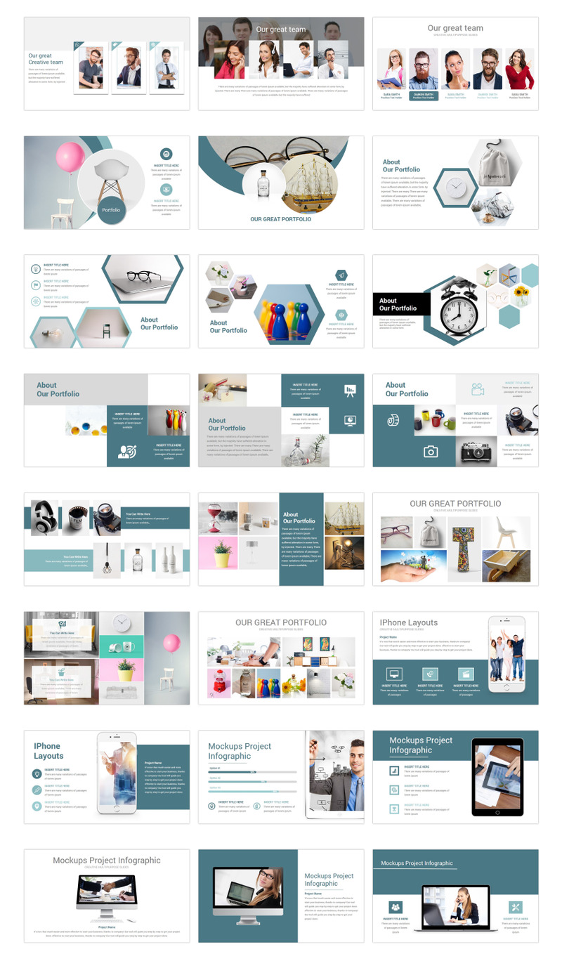 Pix - Modello PowerPoint aziendale 2 in 1 - Caratteristiche Immagine 10