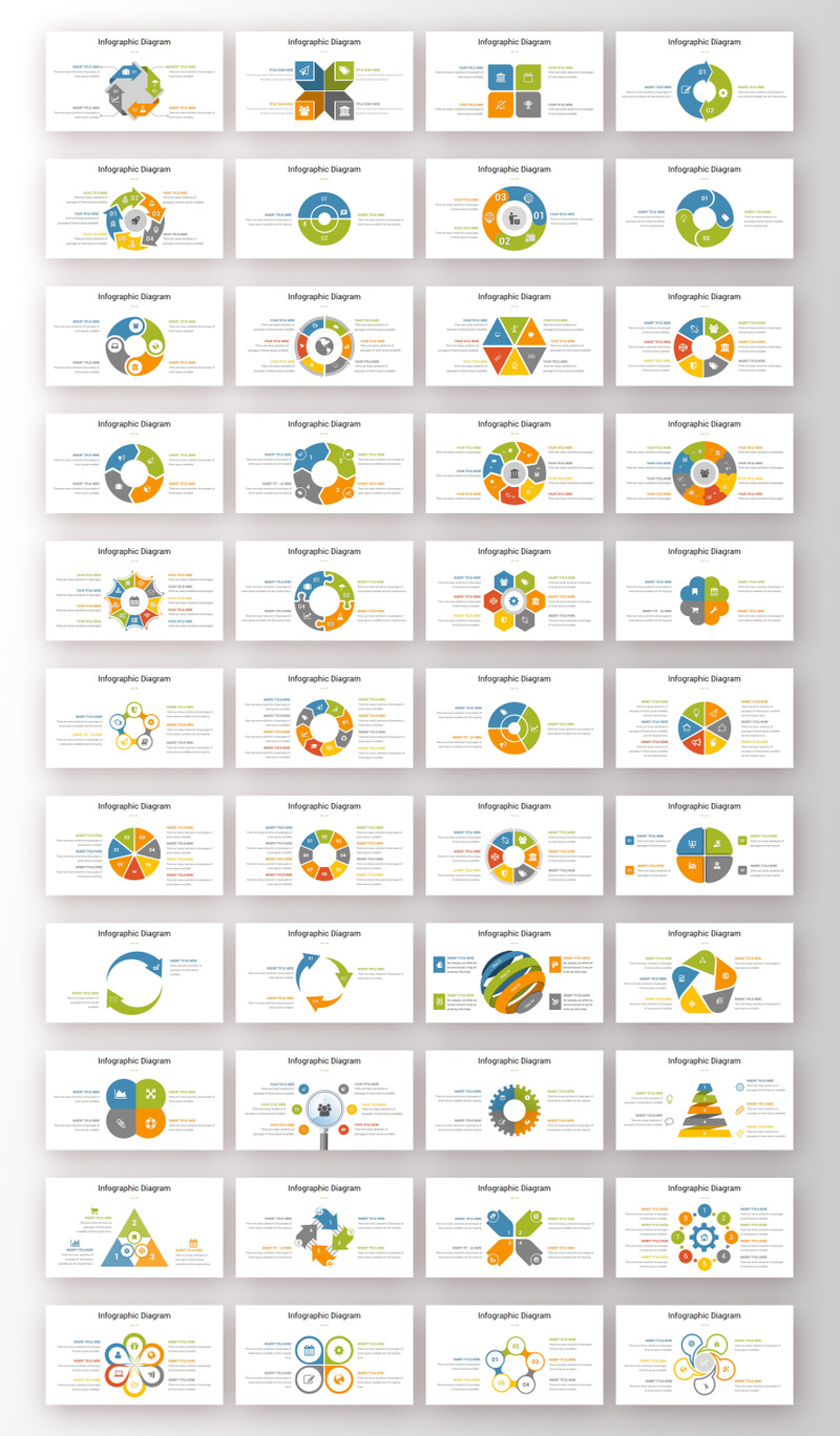 Infographic Diagrams PowerPoint template - Features Image 1