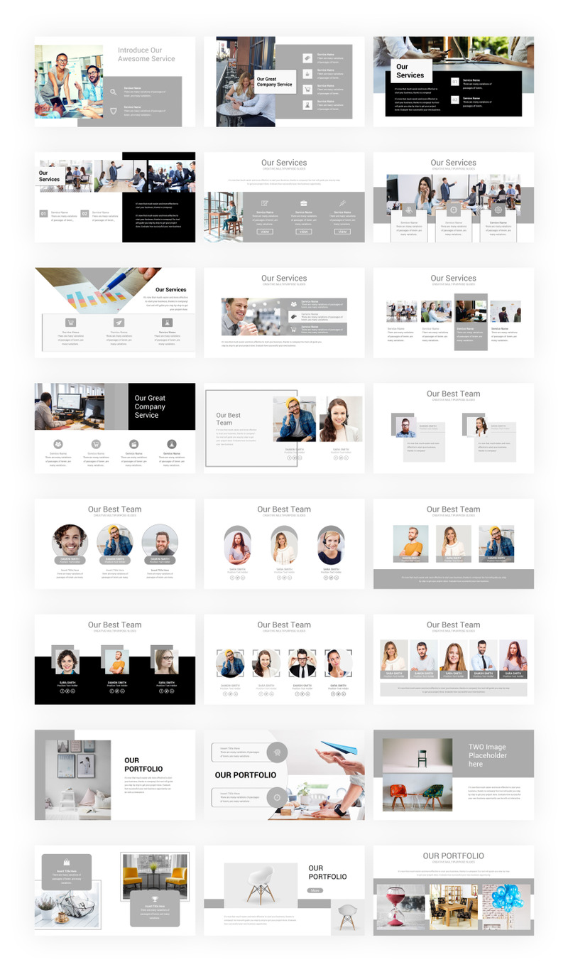 Creative Solutions PowerPoint template - Features Image 2