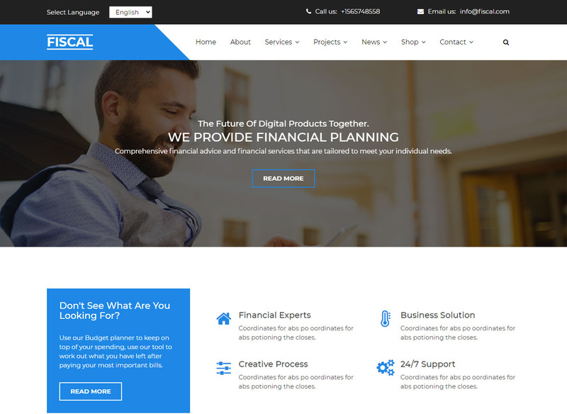 Fiscal Multipurpose Business Agency Clean HTML5 Website Template - Features Image 1