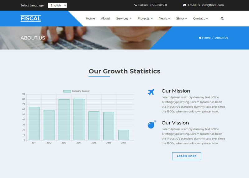 Fiscal Multipurpose Business Agency Clean HTML5 Website Template - Features Image 2