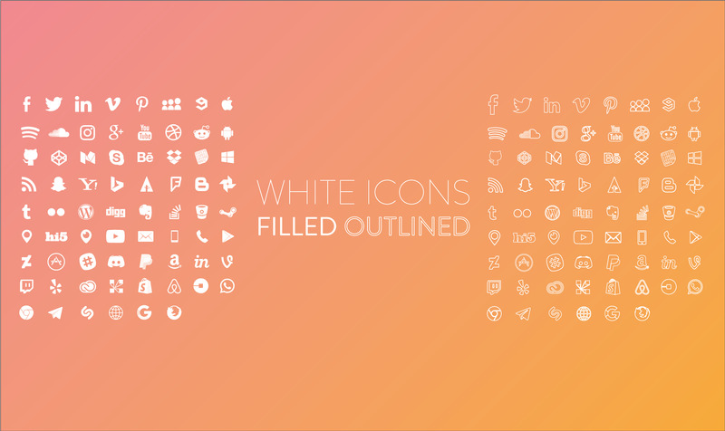 Social Media Icon Set - Features Image 3