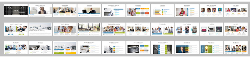 Start up Presentation PowerPoint template - Features Image 1