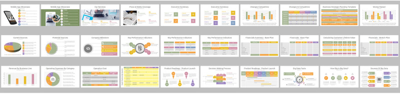 Modello PowerPoint di presentazione multi-business - Caratteristiche Immagine 3