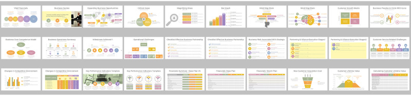 Modello PowerPoint di presentazione multi-business - Caratteristiche Immagine 6