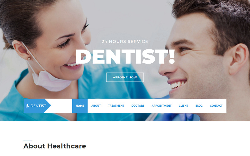 Dentist Landing Page Template - Features Image 1