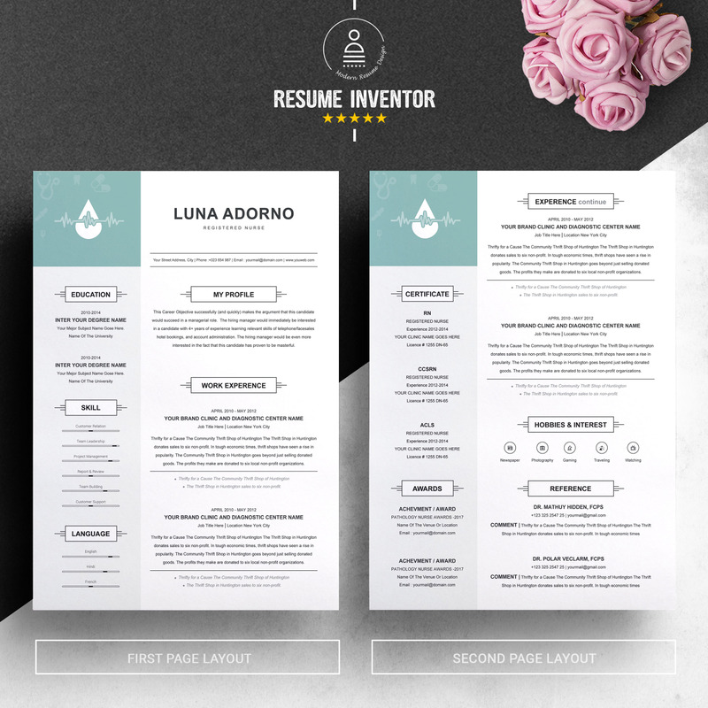 Nurse Resume Template - Features Image 2