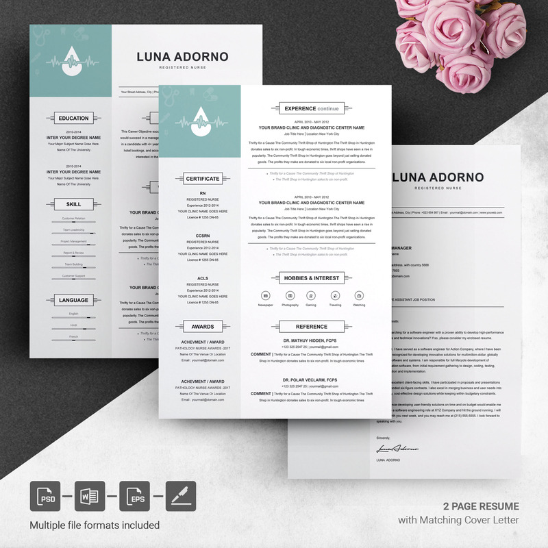 Nurse Resume Template - Features Image 4