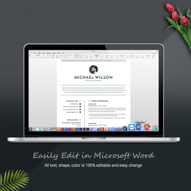 Micheal William Resume Template - Features Image 6