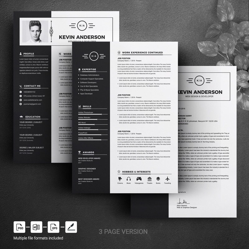 Kevin Anderson Resume Template - Features Image 3
